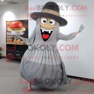 Mascot character of a Gray...