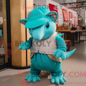 Mascot karakter van een...