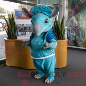 Mascot karakter van een...