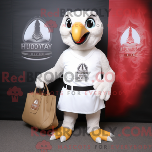 Mascot character of a White...