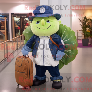 Maskotkarakter af en Navy...