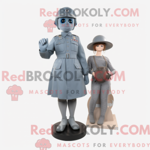 Mascot character of a Gray...