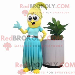 Mascot karakter van een...