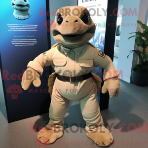 Mascot character of a Cream...