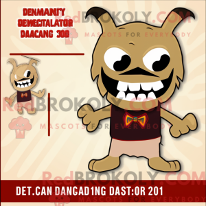 Postava maskota Tan Demon...