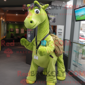 Maskot-karakter av en...