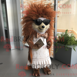 Mascot character of a Rust...