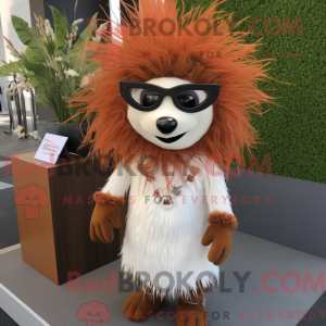 Mascot character of a Rust...