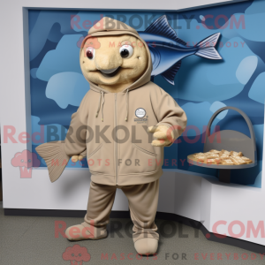 Mascot karakter van een Tan...