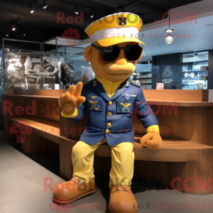 Mascottefiguur van een...