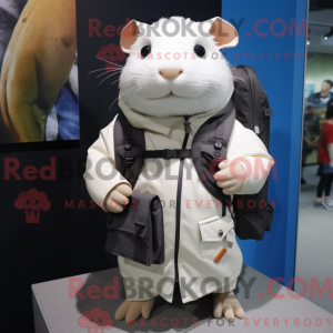 Mascot character of a White...