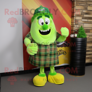 Limegrøn Guinness maskot...
