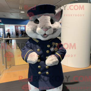 Mascot character of a Navy...