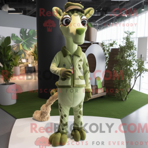 Mascot karakter van een...