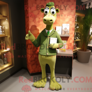 Mascot karakter van een...