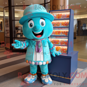 Maskot karakter af en...