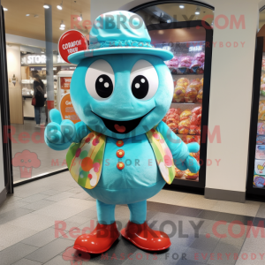 Maskot karakter af en...