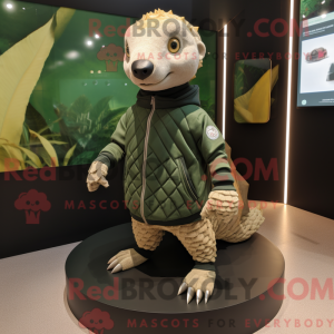 Mascot character of a Olive...