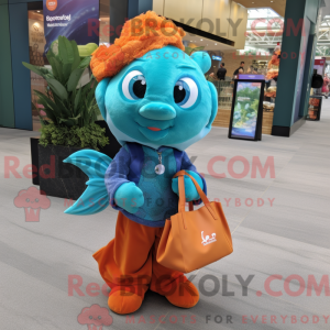 Mascot karakter van een...