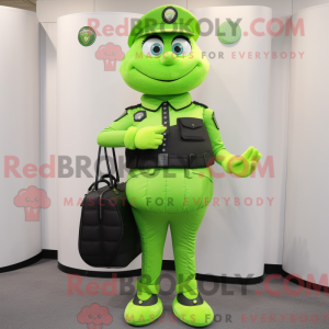 Mascot character of a Lime...