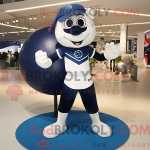 Mascot character of a Navy...
