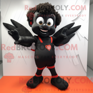 Maskottchen eines schwarzen...