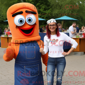 Mascot karakter van een...