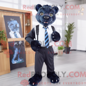 Maskotfigur af en Navy...