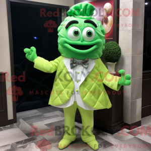 Mascot character of a Lime...