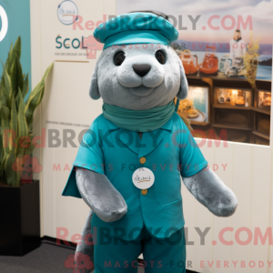 Mascottefiguur van een...