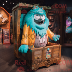 Mascottefiguur van een...
