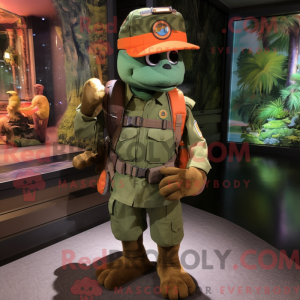 Mascottefiguur van een...