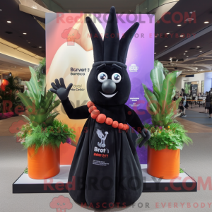 Mascot character of a Black...
