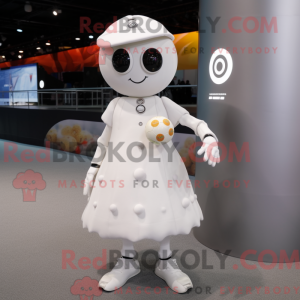 Mascot character of a White...