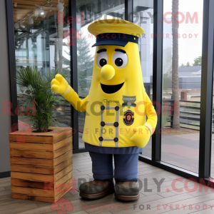 Mascot character of a Lemon...