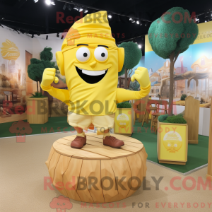 Mascot character of a Lemon...