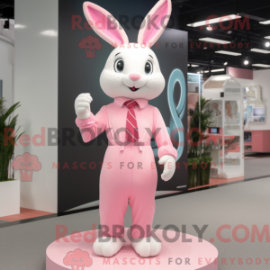 Mascot character of a Pink...