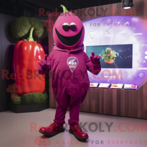A máscara de Magenta Pepper...