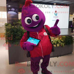 Mascot character of a...