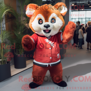 Mascot character of a Red...