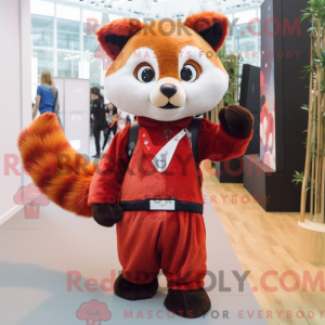 Mascot character of a Red...