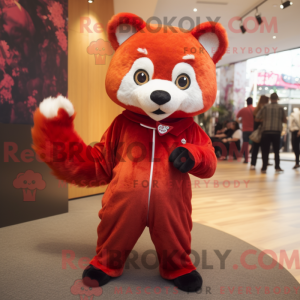 Mascot character of a Red...