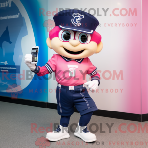 Mascot character of a Navy...