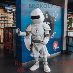 Mascot character of a White...