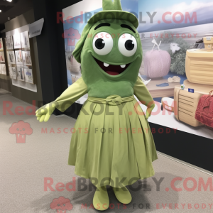 Mascot character of a Olive...