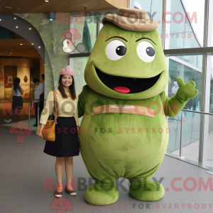 Mascot character of a Olive...