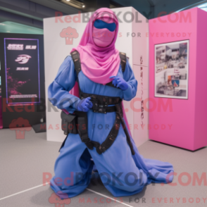 Personagem de máscara de Gi Joe com máscara e skjerf - Gi Joe Mascotes - REBROKO_417066 - RedBrokoly.com