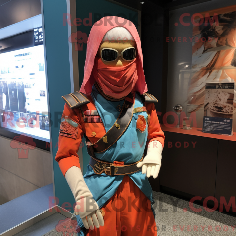 Personagem de máscara de Gi Joe com máscara e skjerf - Gi Joe Mascotes - REBROKO_417068 - RedBrokoly.com