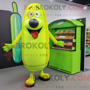 Mascot character of a Lime...
