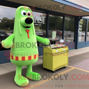 Mascottekarakter van een...